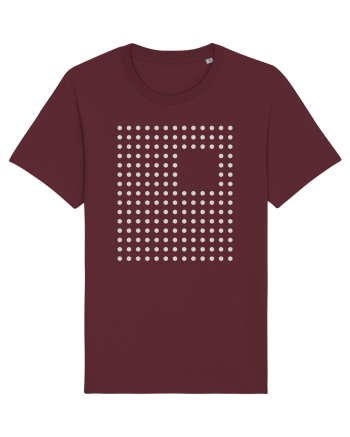 Abstract Dots Burgundy
