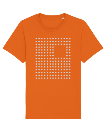 Abstract Dots Bright Orange