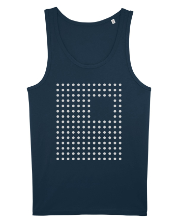 Abstract Dots Navy