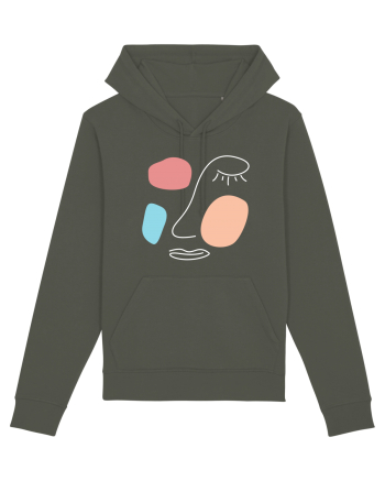 Abstract Face Khaki