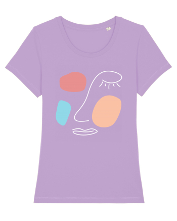 Abstract Face Lavender Dawn