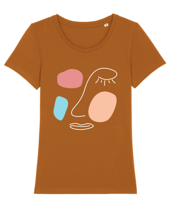 Abstract Face Roasted Orange