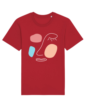 Abstract Face Red