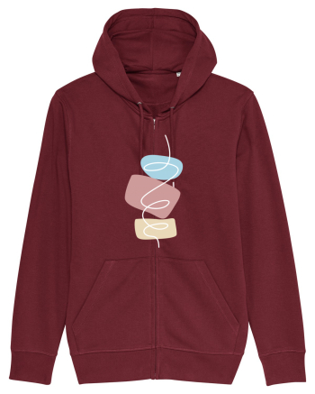 Abstract Fantasy Burgundy