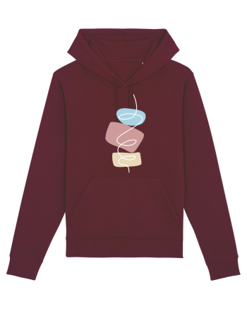 Abstract Fantasy Burgundy