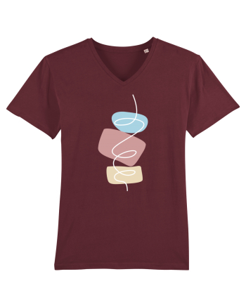 Abstract Fantasy Burgundy