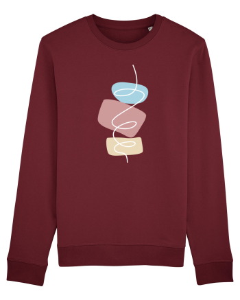 Abstract Fantasy Burgundy