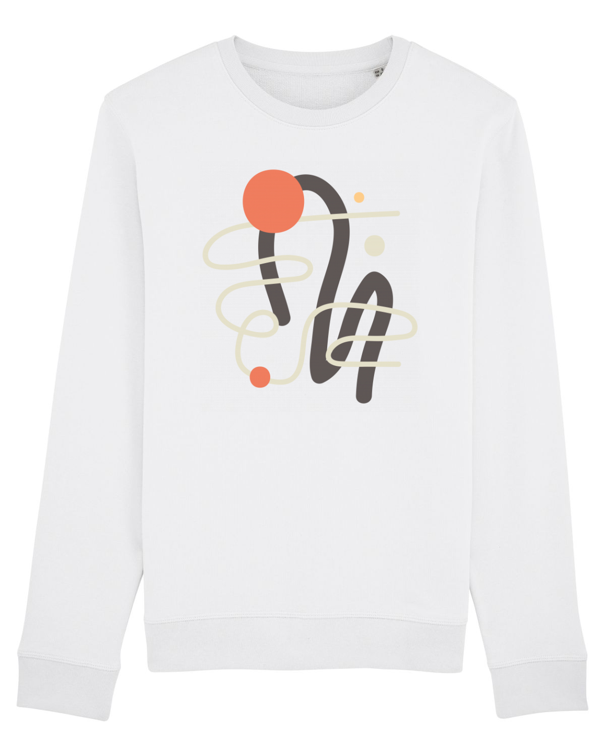 Bluză mânecă lungă Unisex Rise White