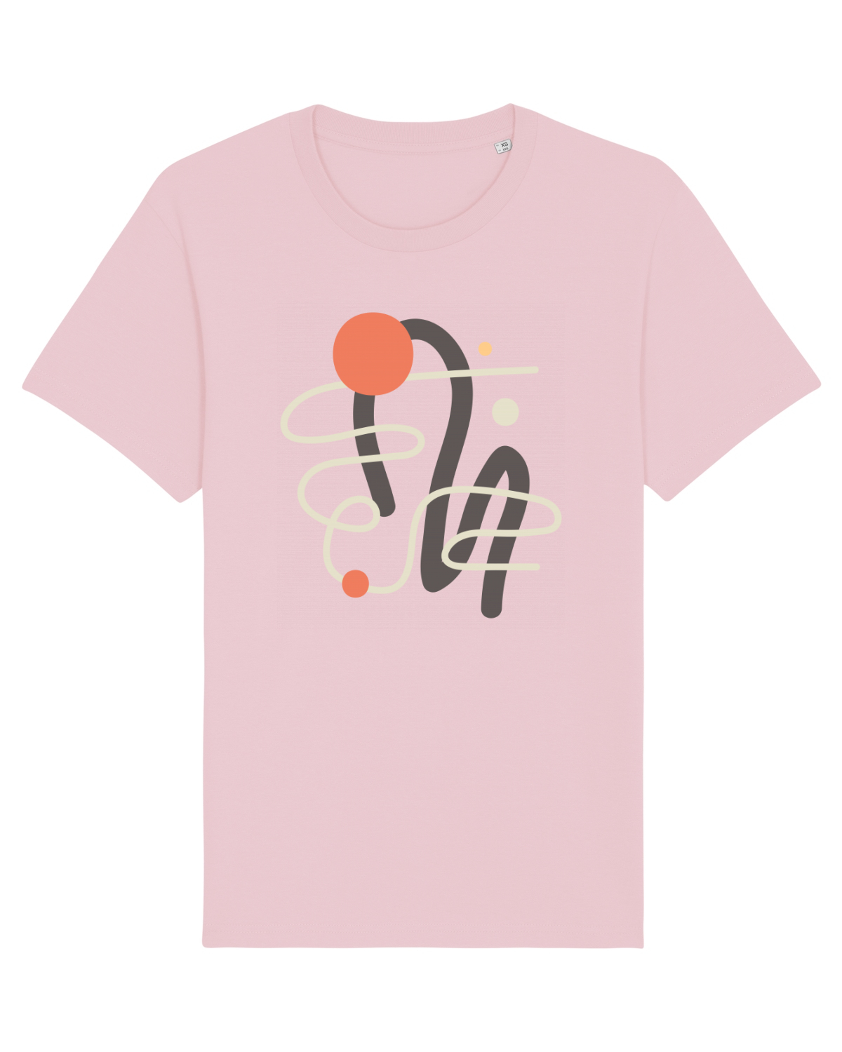 Tricou mânecă scurtă Unisex Rocker Cotton Pink