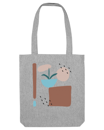 Abstract Garden Heather Grey