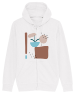 Abstract Garden Hanorac cu fermoar Unisex Connector