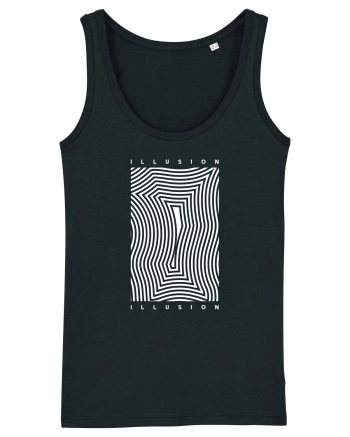 Abstract Illusion Black