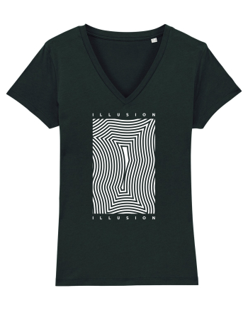 Abstract Illusion Black