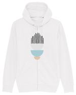 Abstract Kitchen Hanorac cu fermoar Unisex Connector