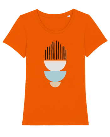 Abstract Kitchen Bright Orange