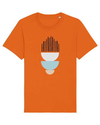 Abstract Kitchen Bright Orange