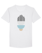 Abstract Kitchen Tricou mânecă scurtă guler larg Bărbat Skater