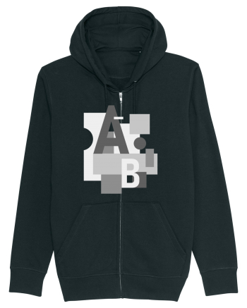 Abstract Letters Black