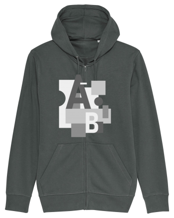 Abstract Letters Anthracite