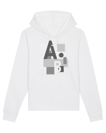 Abstract Letters White