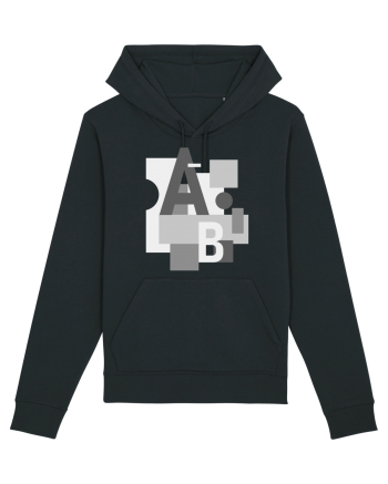 Abstract Letters Black