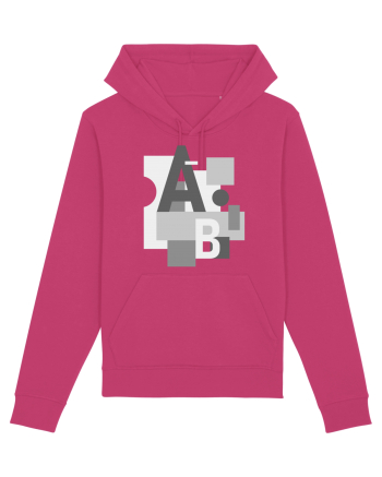 Abstract Letters Raspberry
