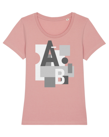 Abstract Letters Canyon Pink