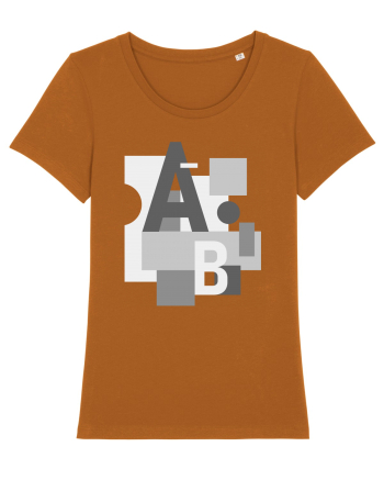 Abstract Letters Roasted Orange