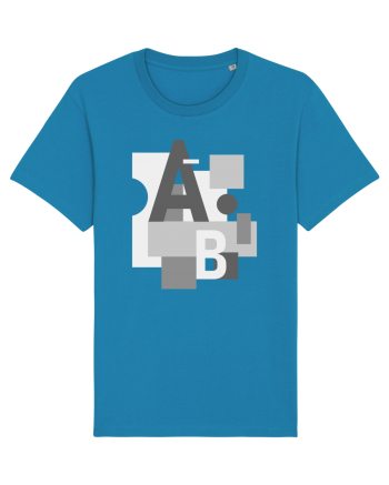 Abstract Letters Azur