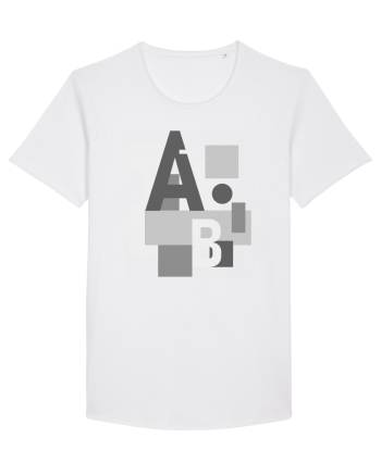 Abstract Letters White