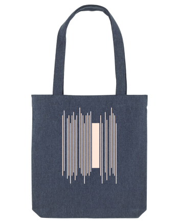 Abstract Lines Midnight Blue