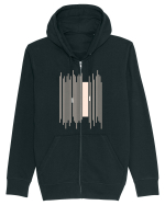 Abstract Lines Hanorac cu fermoar Unisex Connector