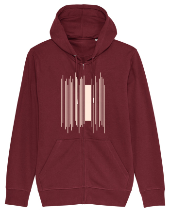 Abstract Lines Burgundy