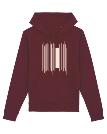 Abstract Lines Burgundy