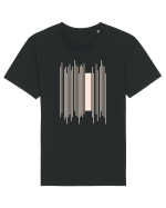Abstract Lines Tricou mânecă scurtă Unisex Rocker