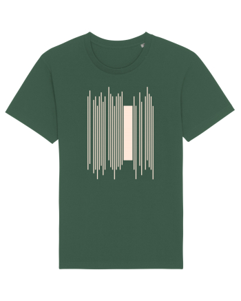 Abstract Lines Bottle Green