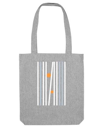 Abstract Lines and Dots Heather Grey