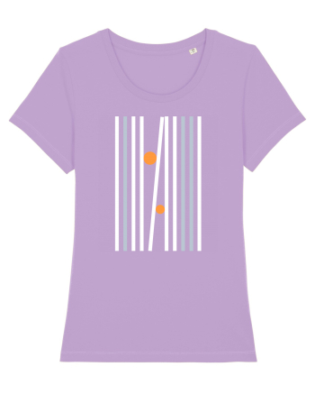 Abstract Lines and Dots Lavender Dawn