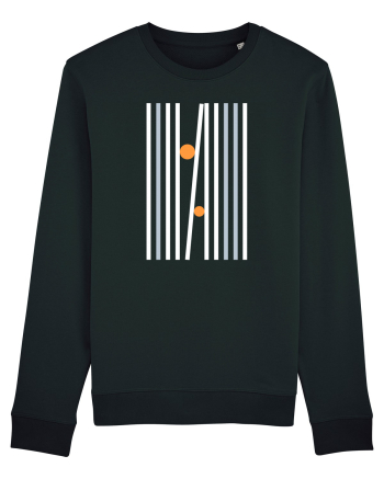 Abstract Lines and Dots Black