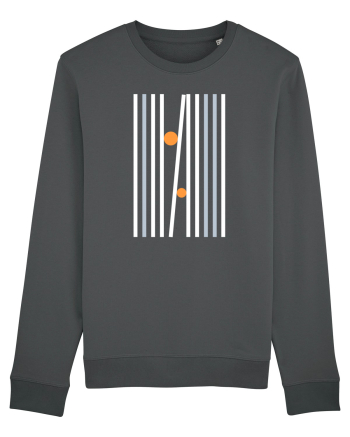 Abstract Lines and Dots Anthracite