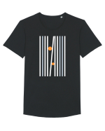 Abstract Lines and Dots Tricou mânecă scurtă guler larg Bărbat Skater
