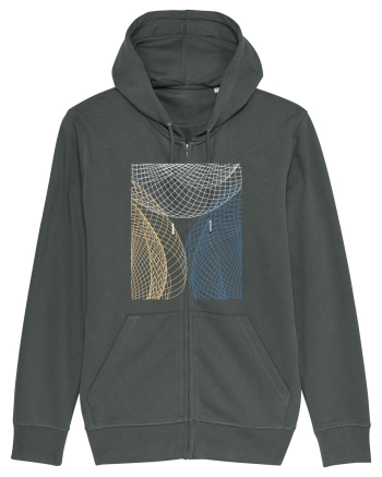 Abstract Net Anthracite