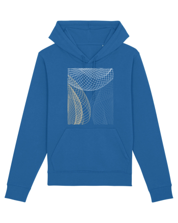 Abstract Net Royal Blue
