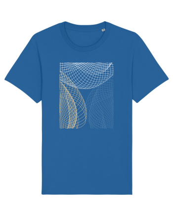 Abstract Net Royal Blue