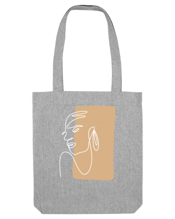 Abstract Portret Heather Grey