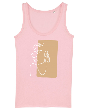 Abstract Portret Cotton Pink