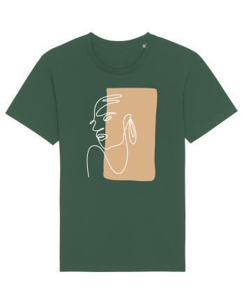 Abstract Portret Bottle Green