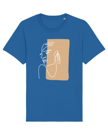 Abstract Portret Royal Blue