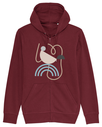 Abstract Ramen Burgundy