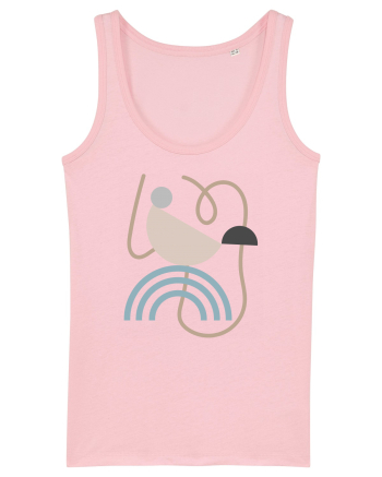 Abstract Ramen Cotton Pink